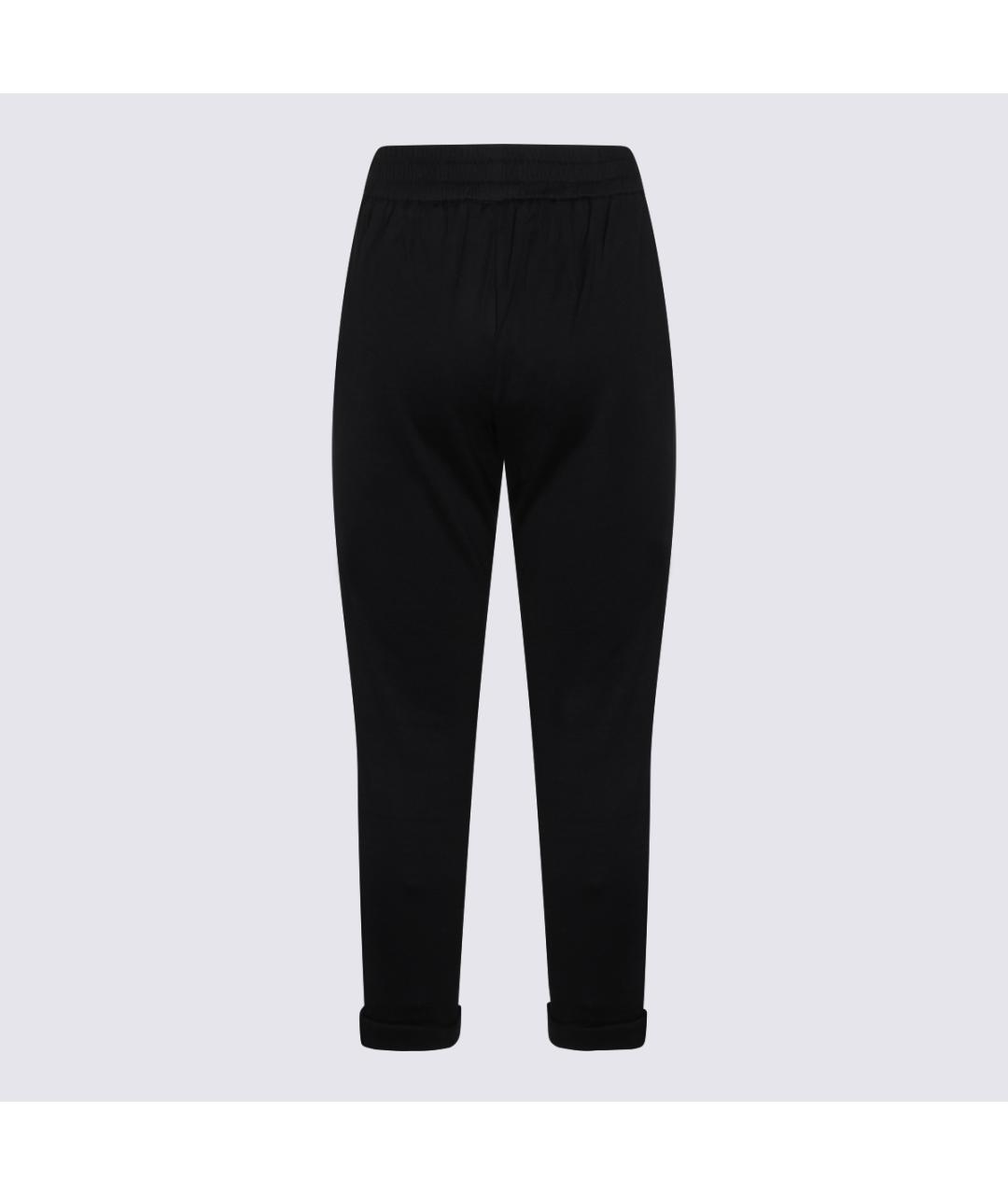 BRUNELLO CUCINELLI Черные прямые брюки, фото 2