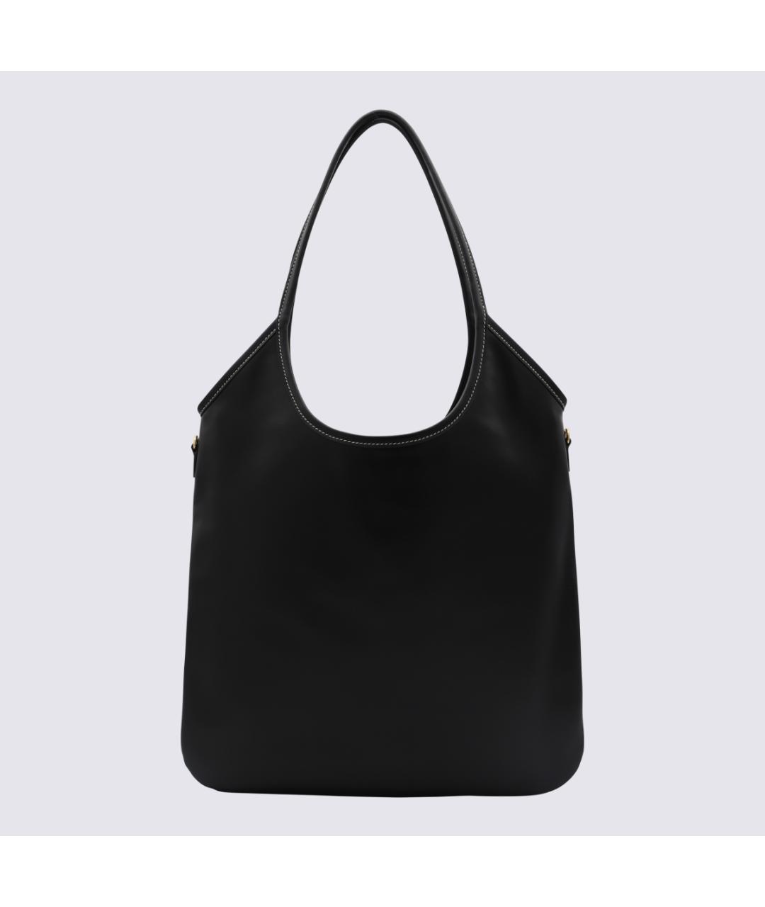 MIU MIU Черная кожаная сумка тоут, фото 2