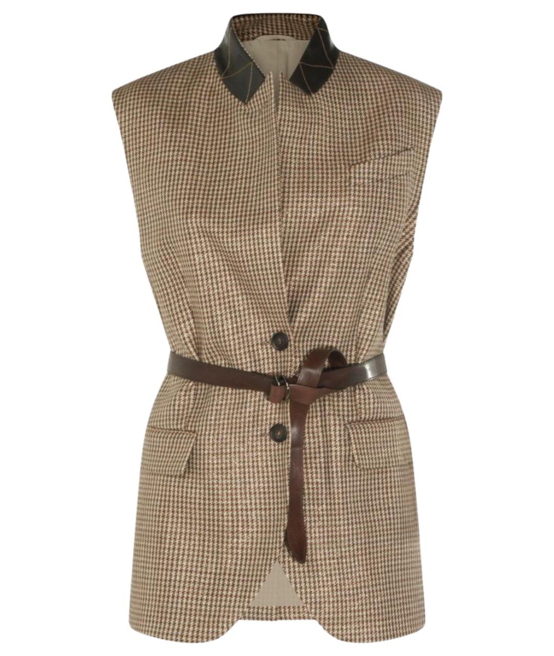 BRUNELLO CUCINELLI Мульти шерстяной жилет, фото 1