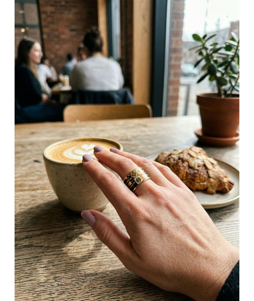 Frey Wille Желтое металлическое кольцо, фото 2