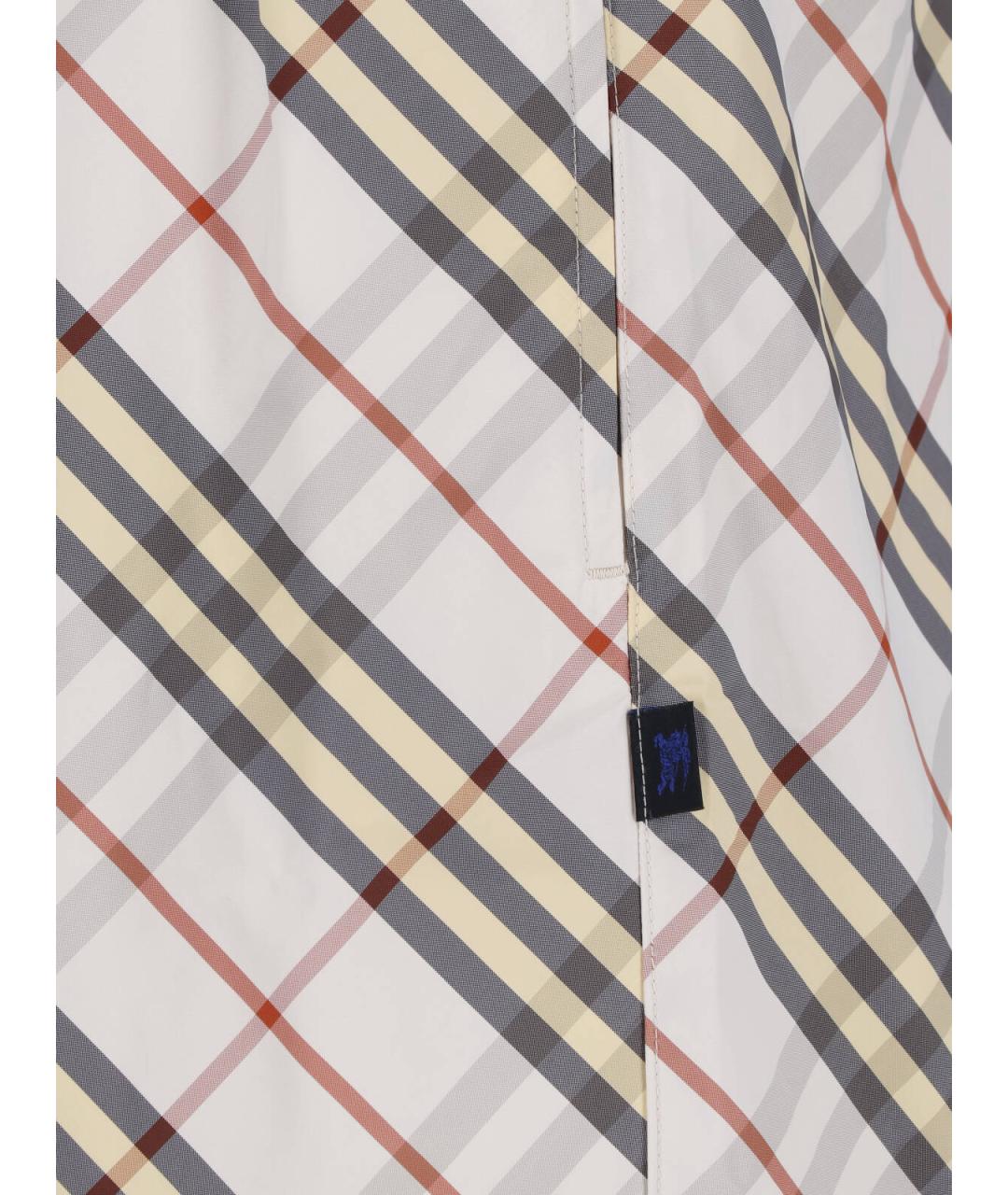 BURBERRY Мульти полиамидовые шорты, фото 4