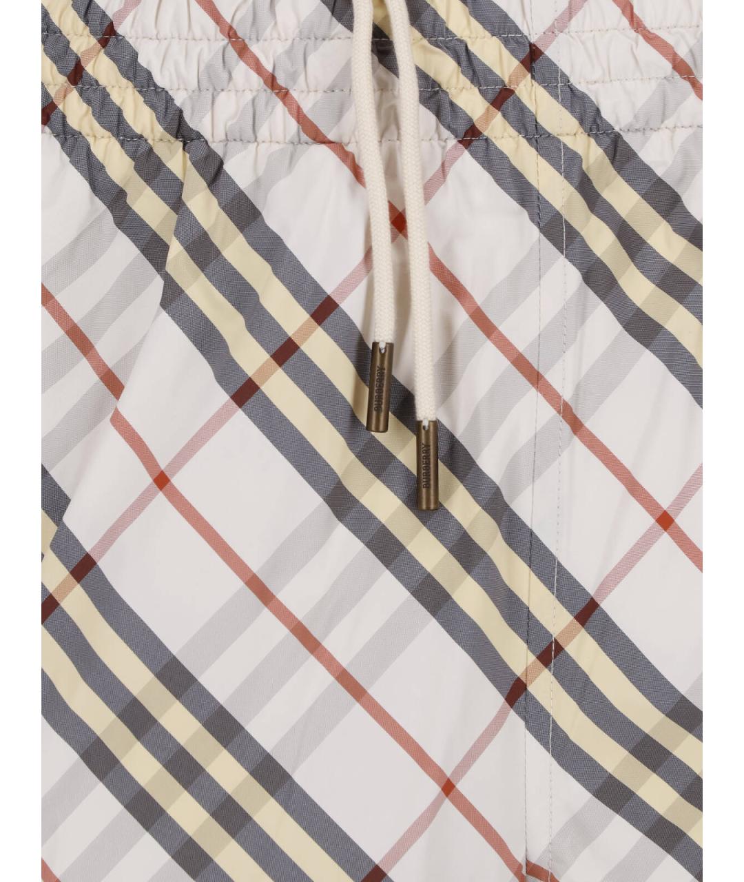 BURBERRY Мульти полиамидовые шорты, фото 5