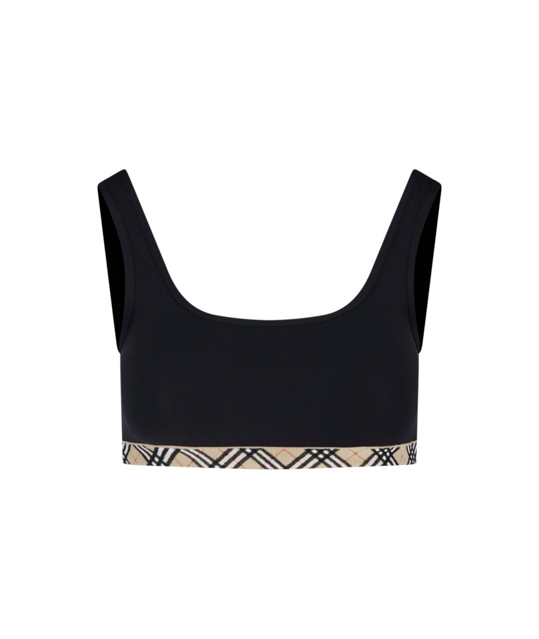 BURBERRY Черный полиамидовый купальник, фото 1