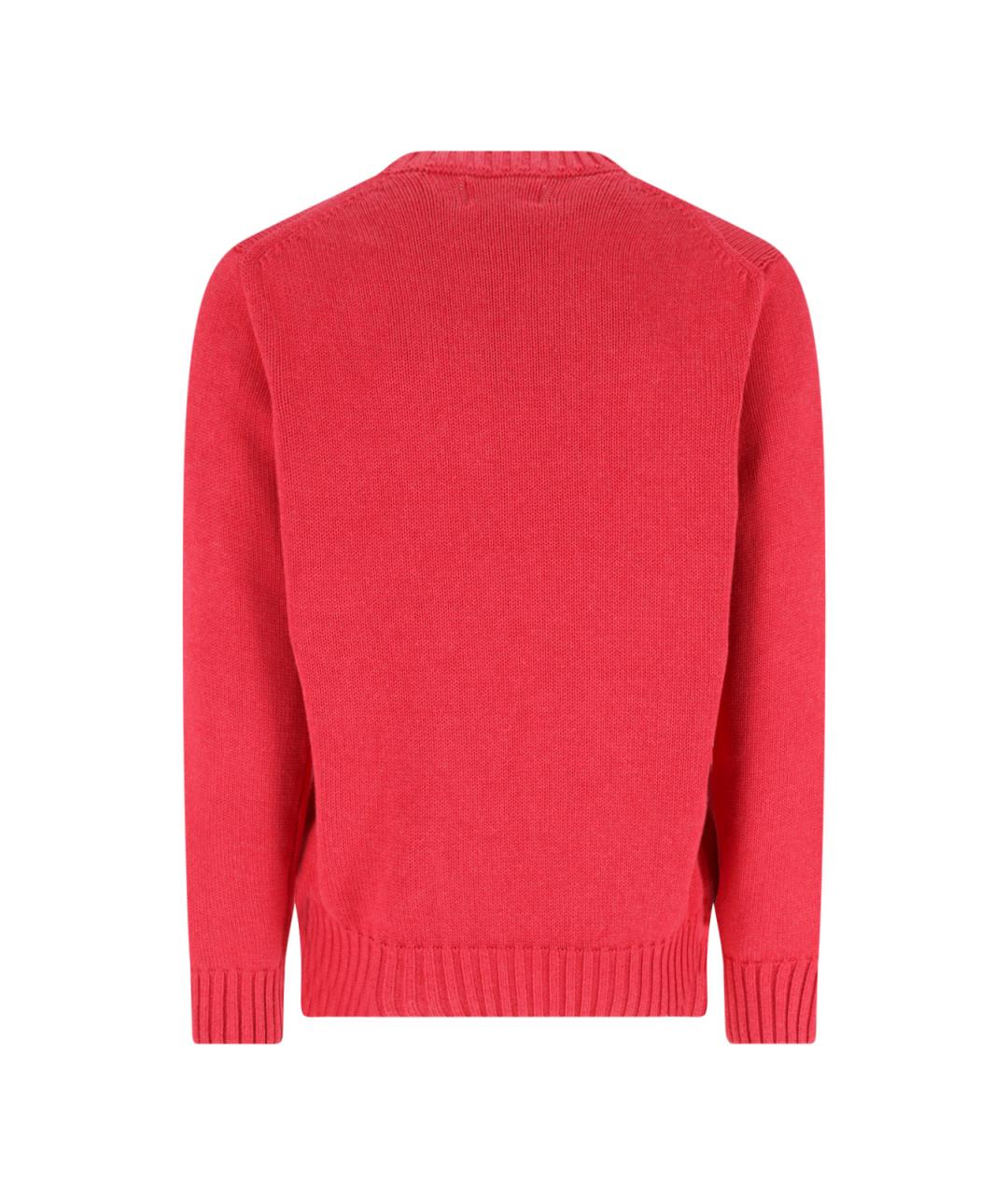 POLO RALPH LAUREN Красный хлопковый джемпер / свитер, фото 2