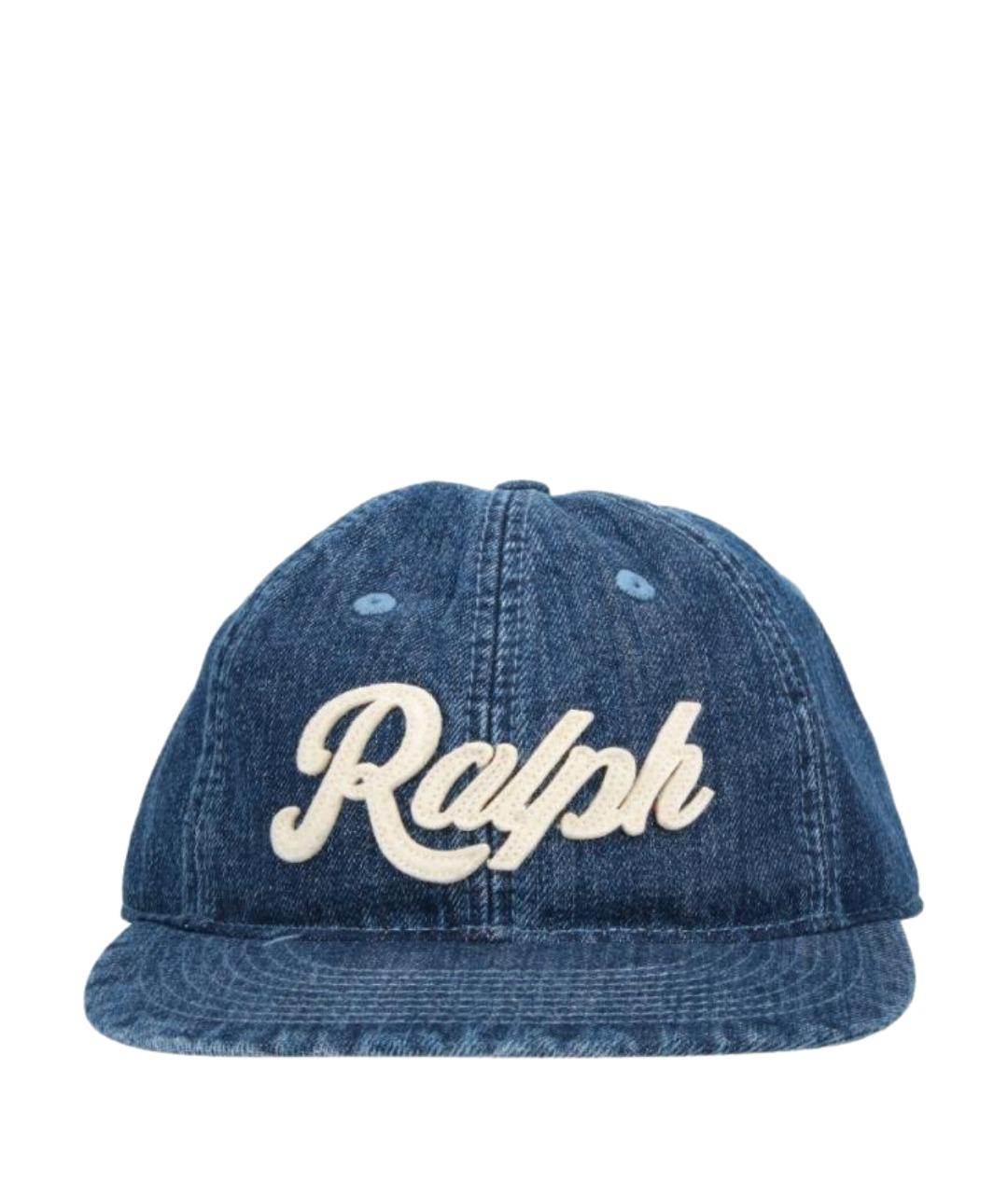 POLO RALPH LAUREN Синяя хлопковая кепка/бейсболка, фото 1