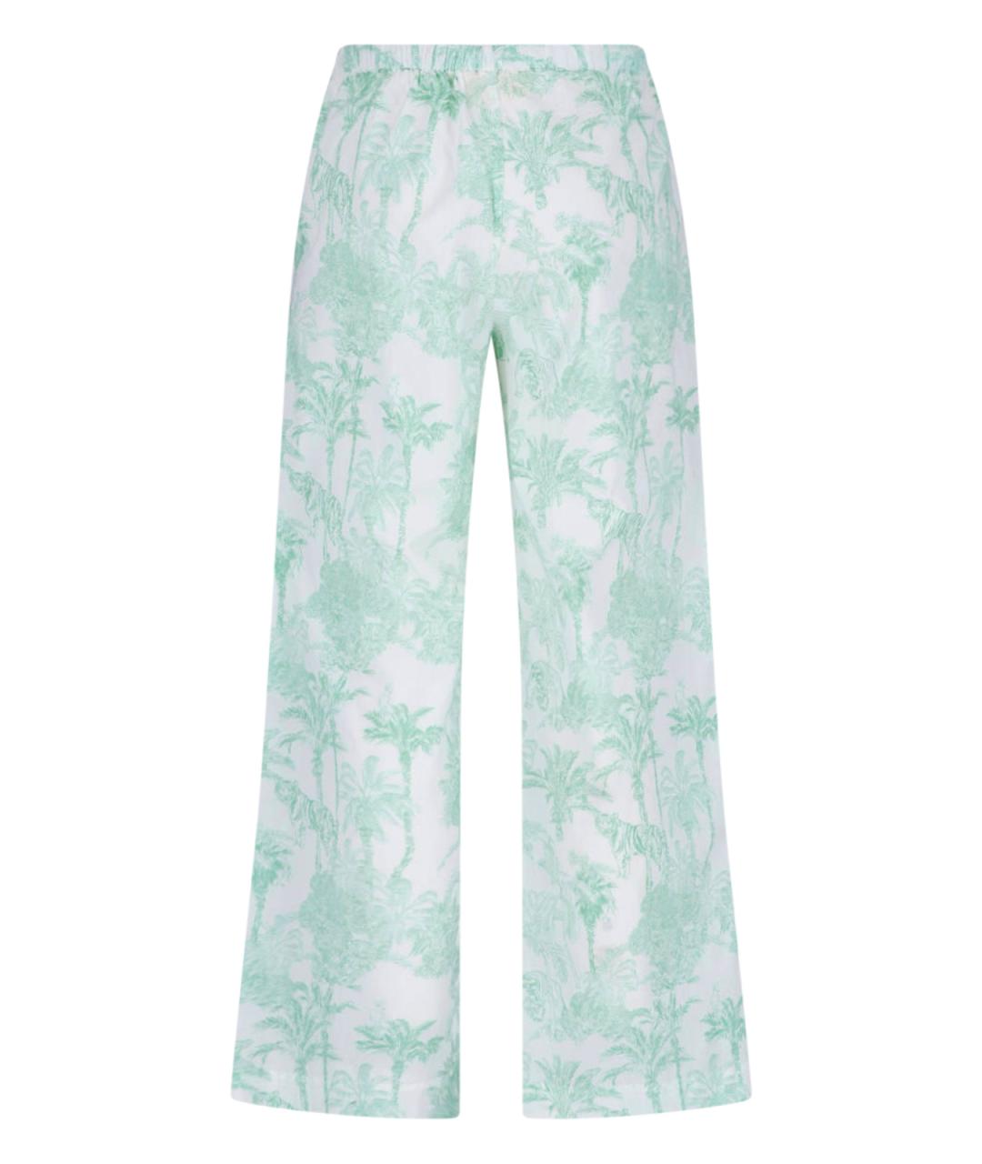 MC2 SAINT BARTH Мульти хлопковые прямые брюки, фото 2