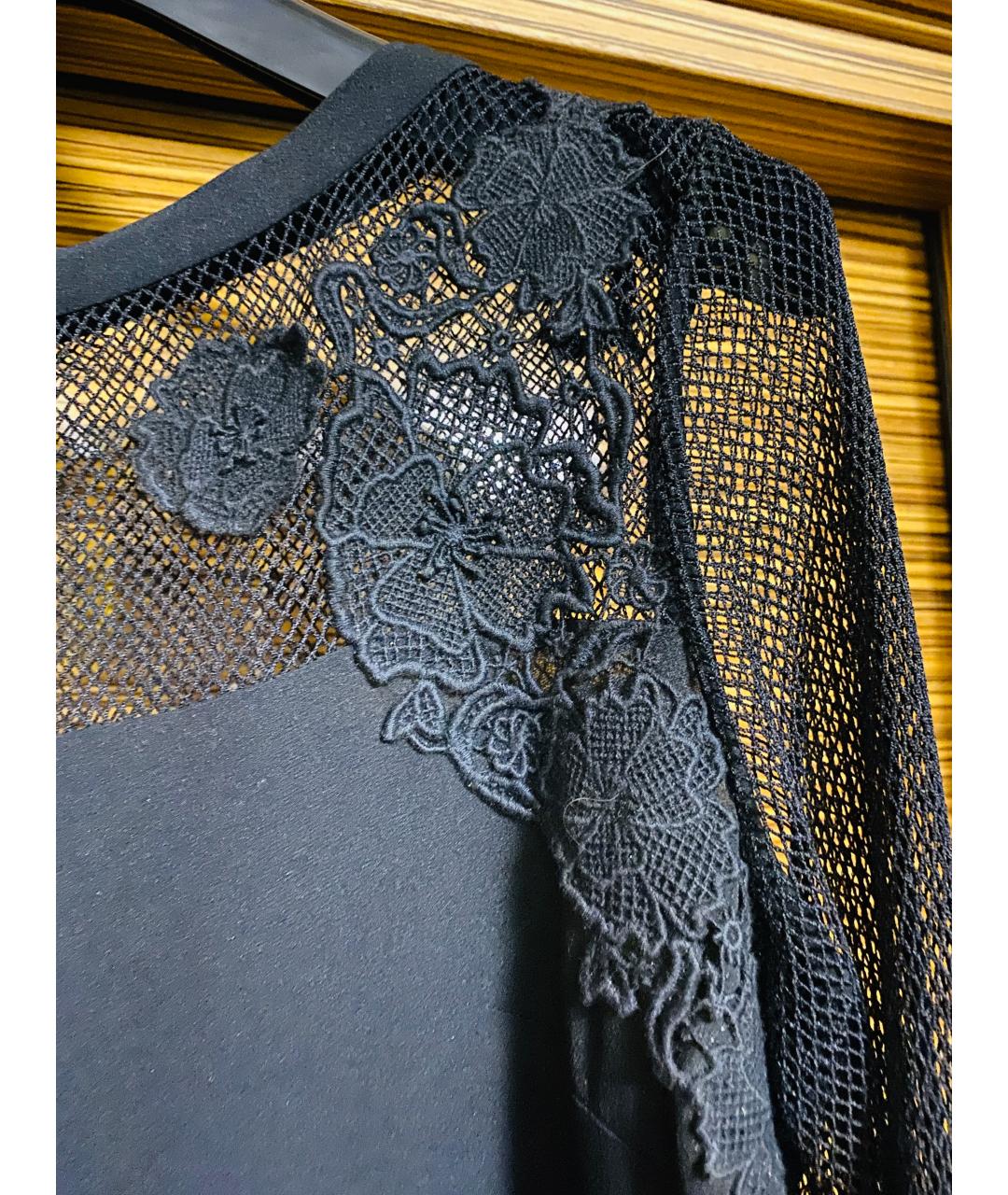 ESCADA Черная шелковая блузы, фото 4