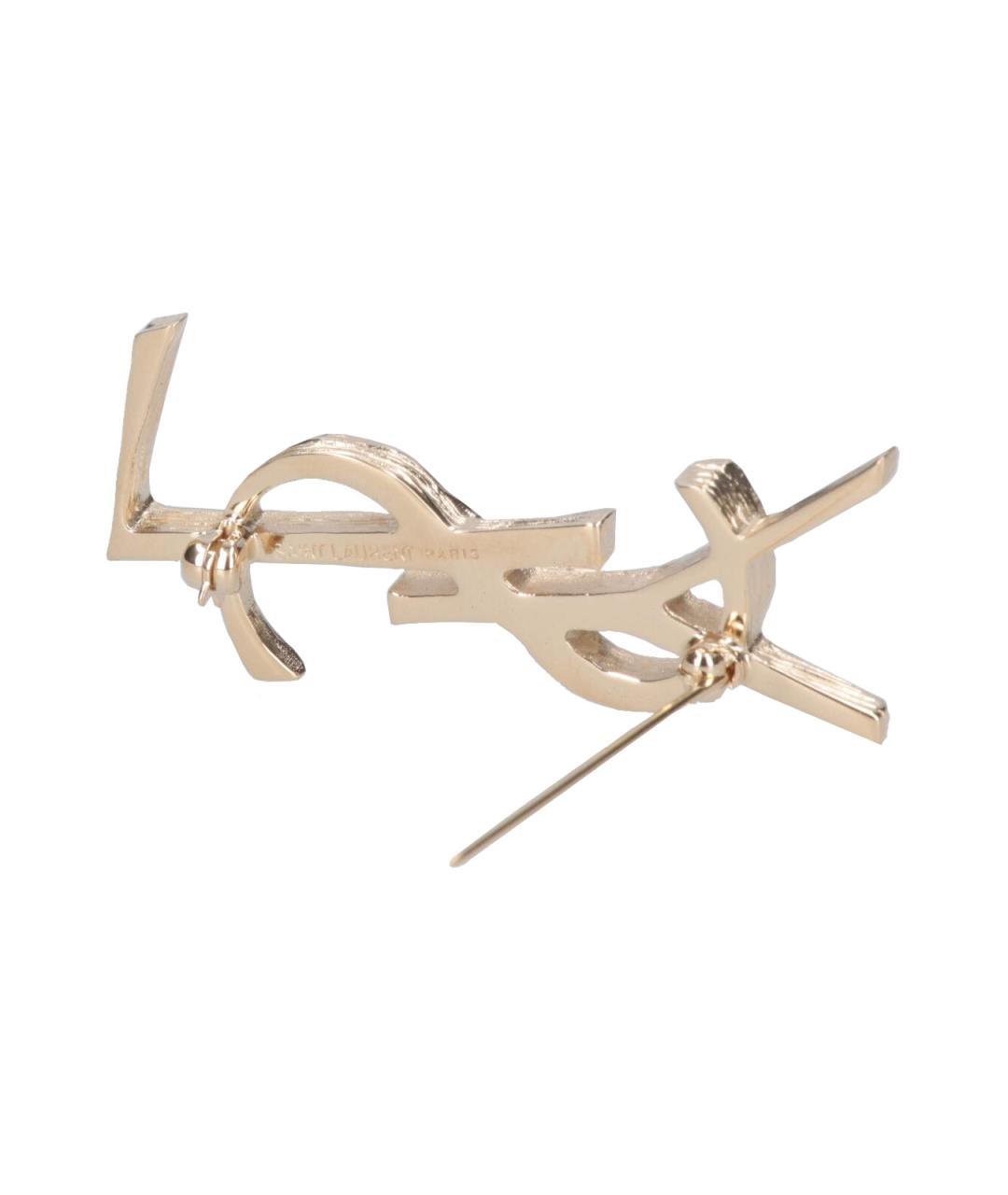SAINT LAURENT Золотая булавка / брошь, фото 3