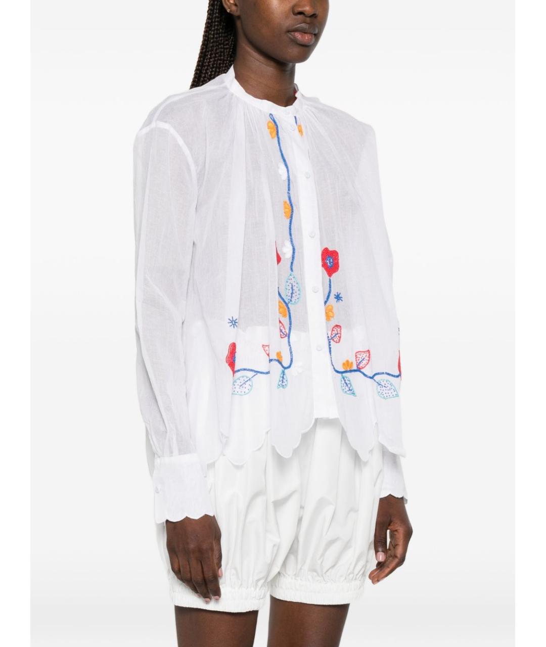 FORTE FORTE Белая хлопковая рубашка, фото 5