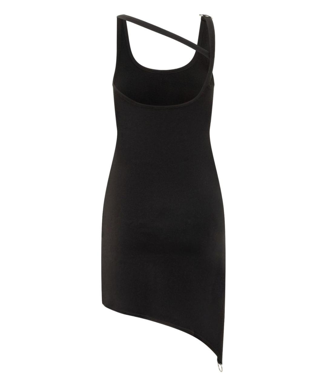 COURREGES Черное вискозное платье, фото 2