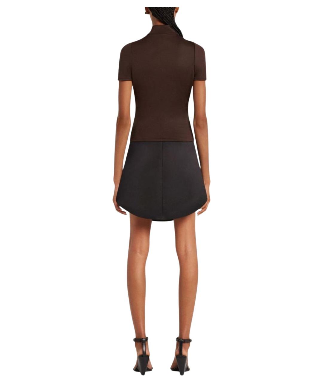 COURREGES Коричневая полиэстеровая майка, фото 4