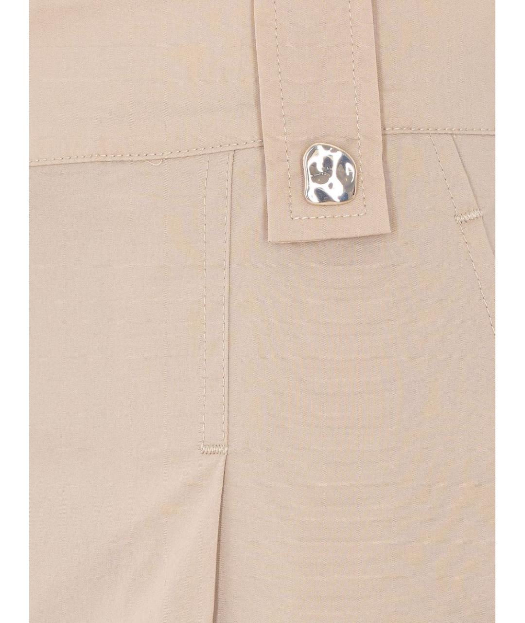 LIU JO Бежевые хлопковые шорты, фото 2