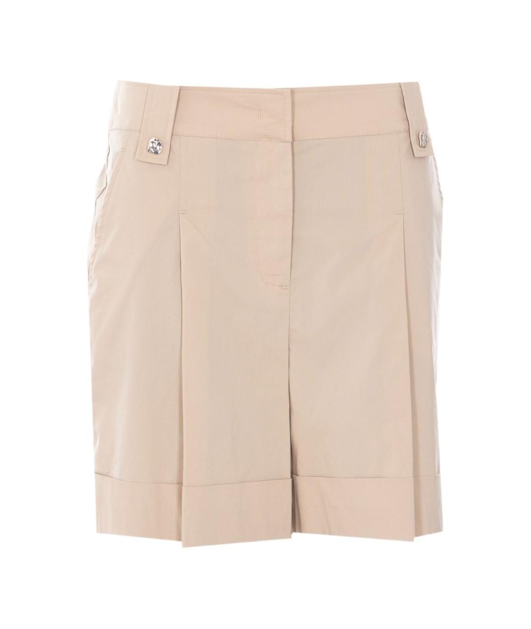 LIU JO Бежевые хлопковые шорты, фото 1