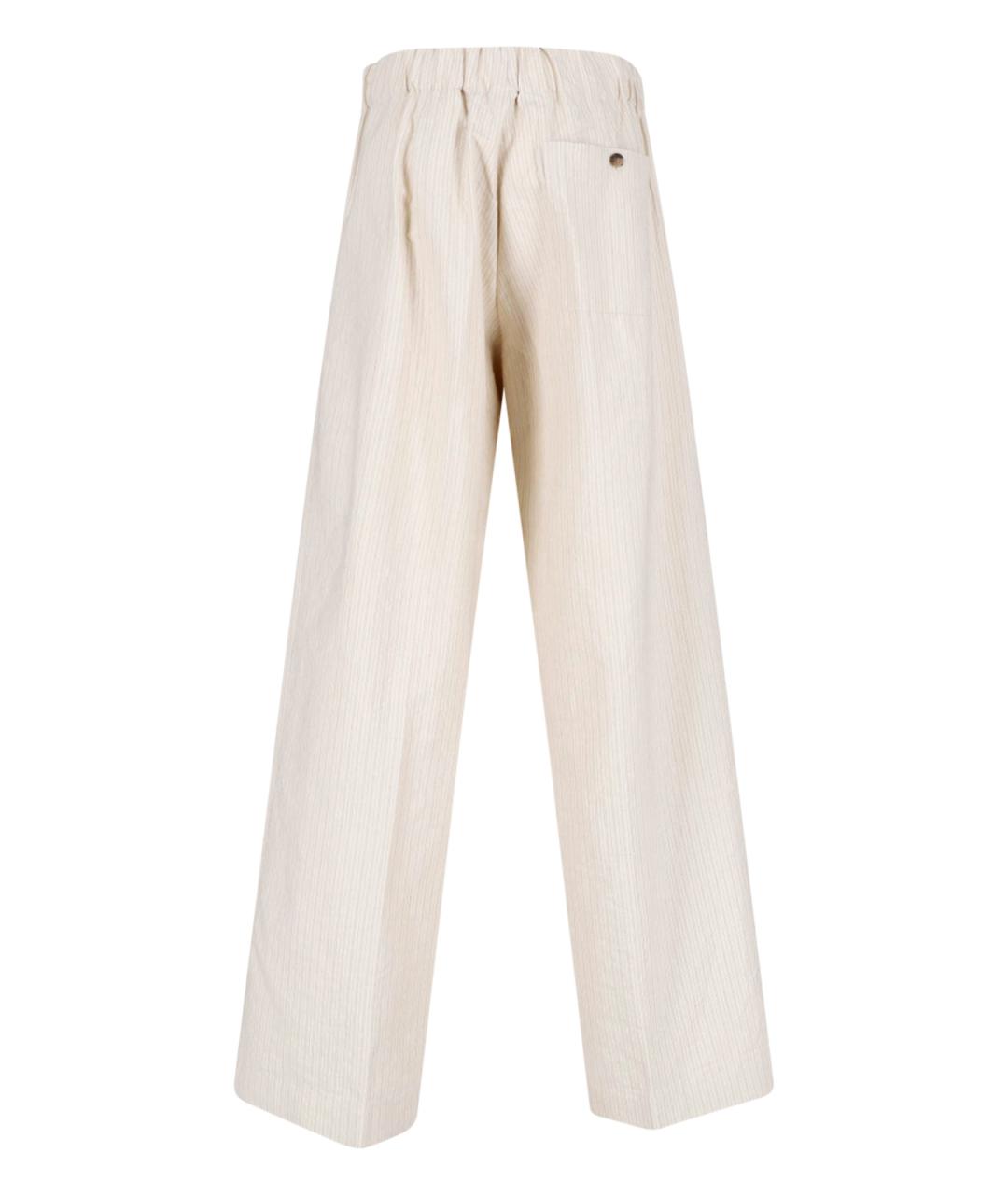 DRIES VAN NOTEN Хлопковые прямые брюки, фото 2