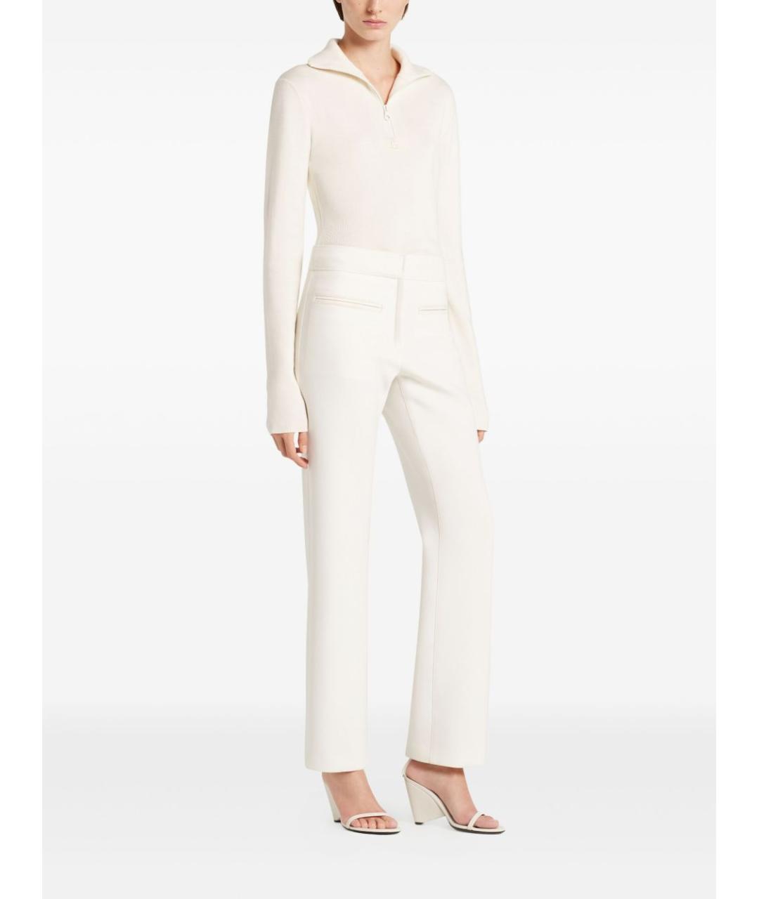 COURREGES Белый шерстяной джемпер / свитер, фото 3