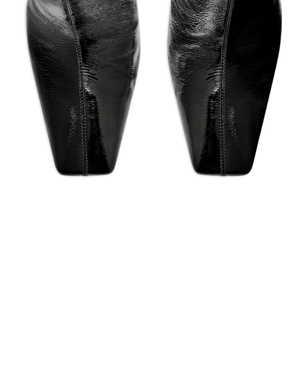 COURREGES Черные кожаные сапоги, фото 2