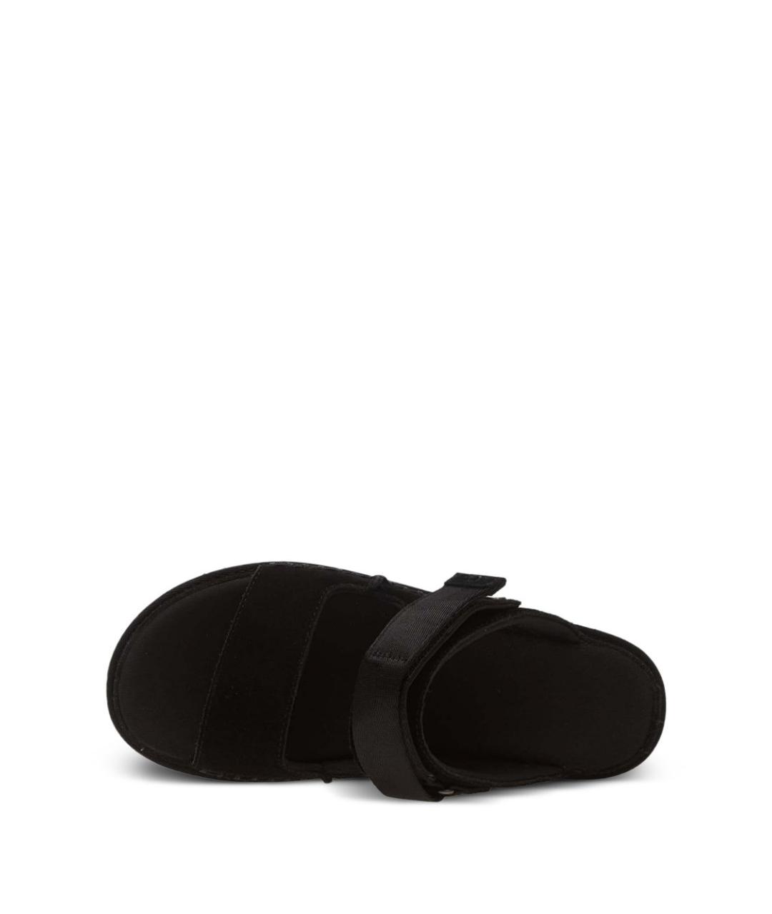 UGG AUSTRALIA Черные замшевые сандалии, фото 5
