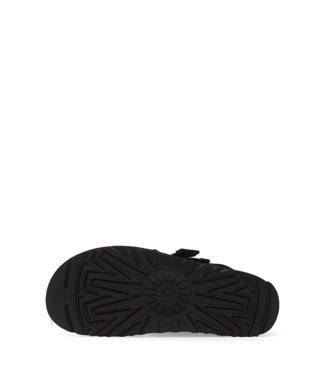 UGG AUSTRALIA Черные замшевые сандалии, фото 2