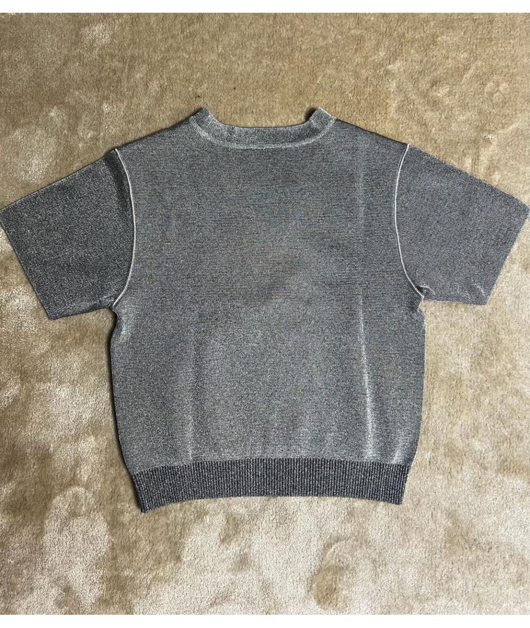 M MISSONI Серебрянный вискозный костюм с брюками, фото 3