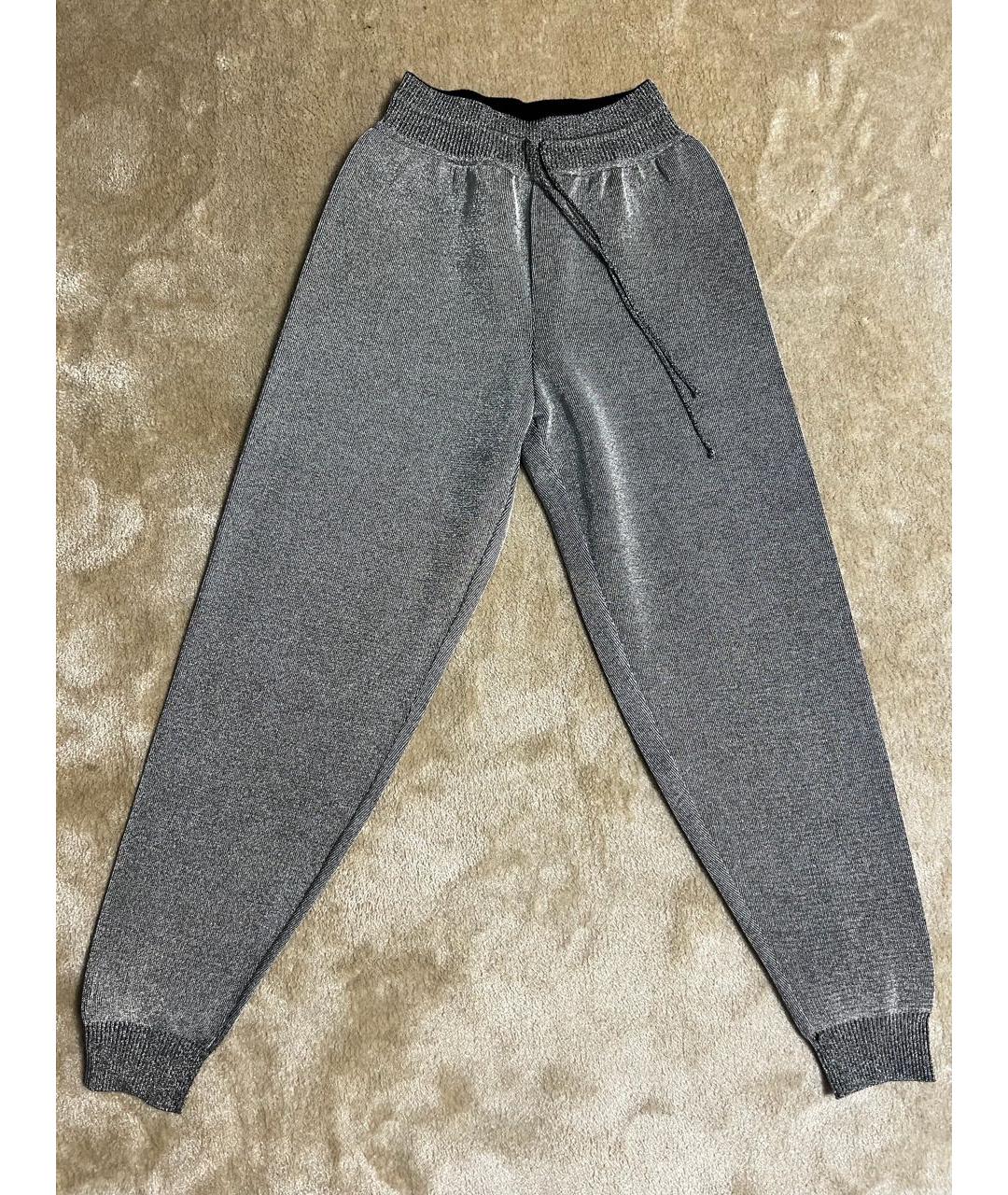 M MISSONI Серебрянный вискозный костюм с брюками, фото 2