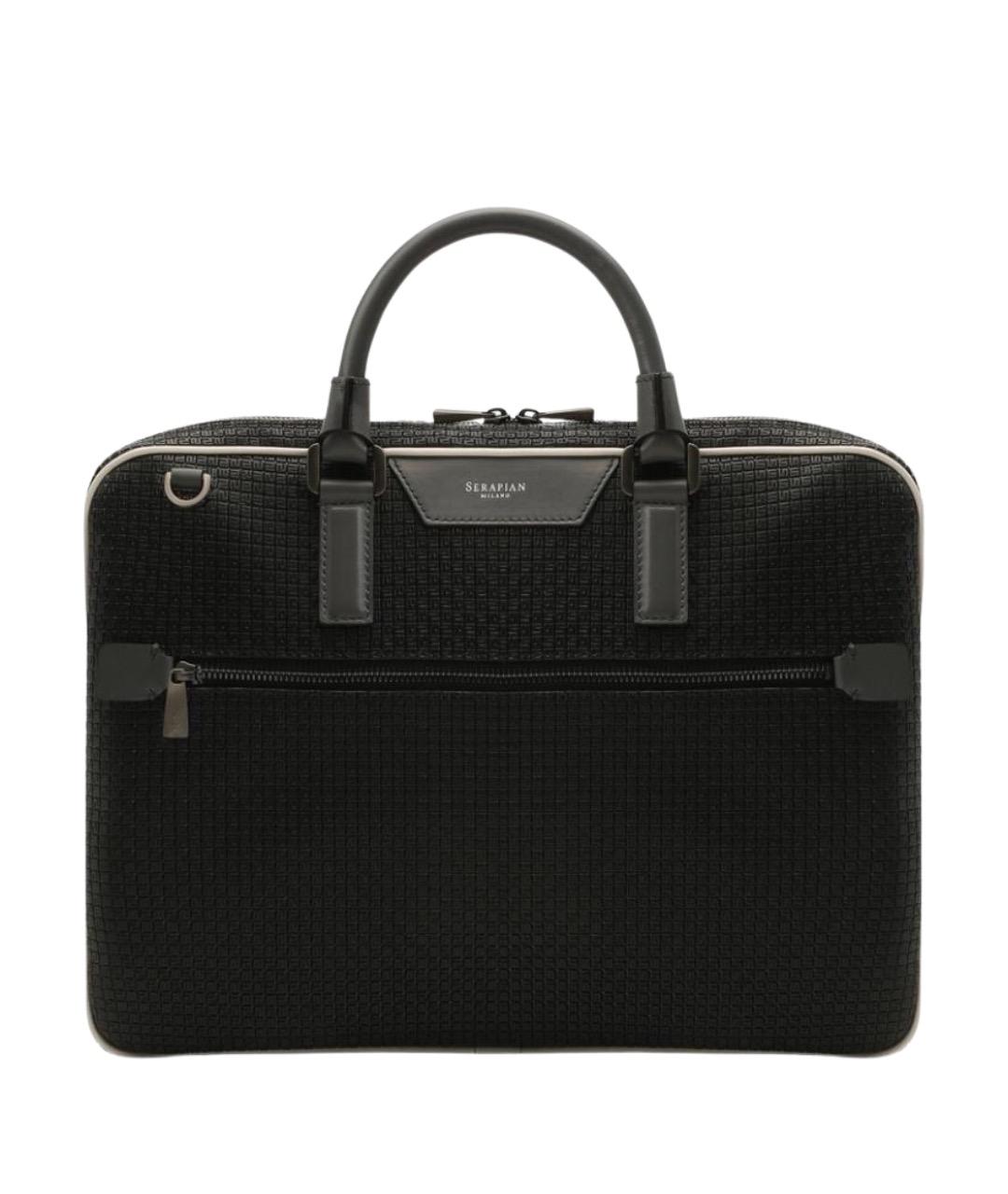 SERAPIAN Антрацитовый портфель, фото 1