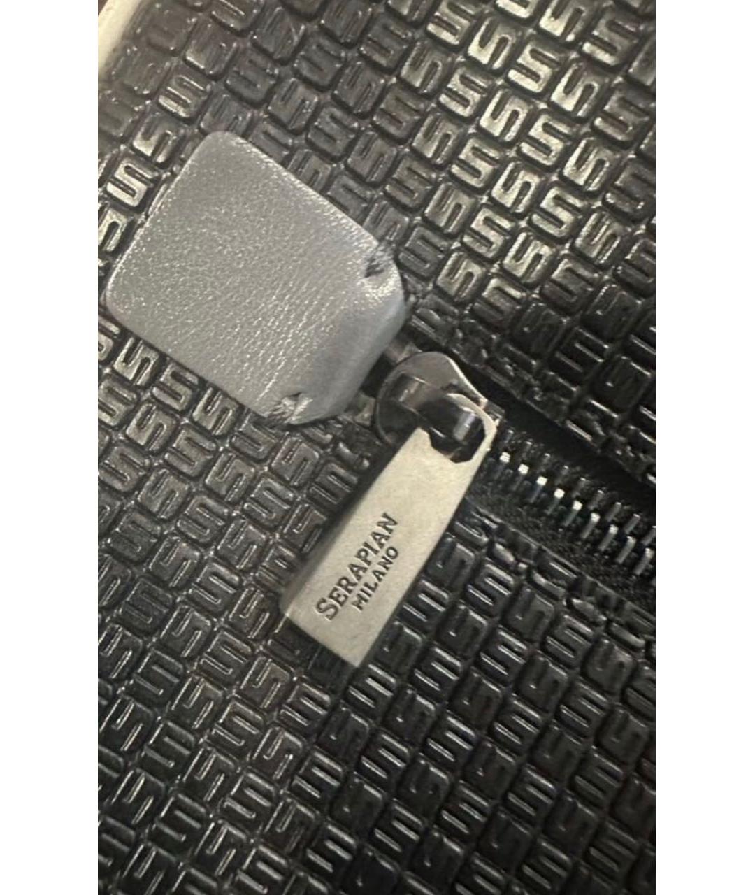 SERAPIAN Антрацитовый портфель, фото 8