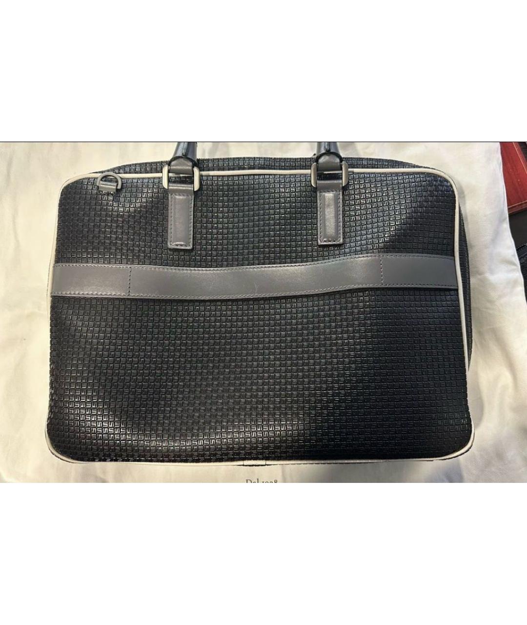 SERAPIAN Антрацитовый портфель, фото 4