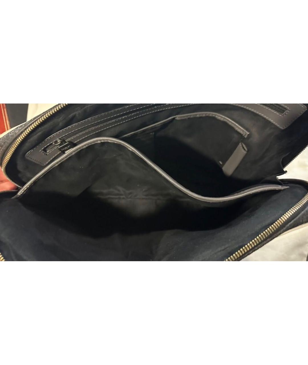 SERAPIAN Антрацитовый портфель, фото 5