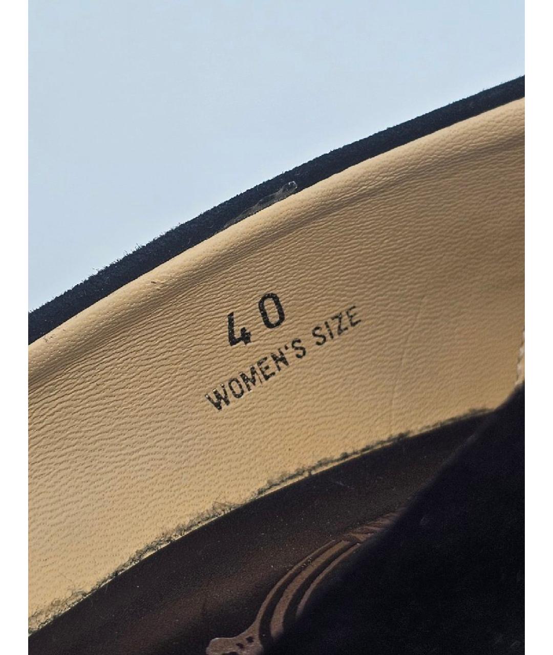 TOD'S Черные замшевые туфли, фото 6