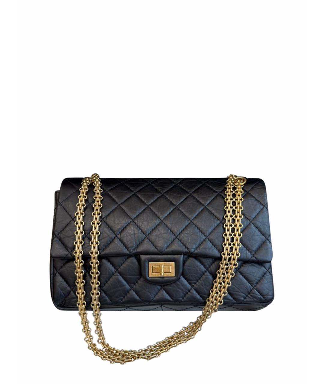 CHANEL Черная кожаная сумка через плечо, фото 1