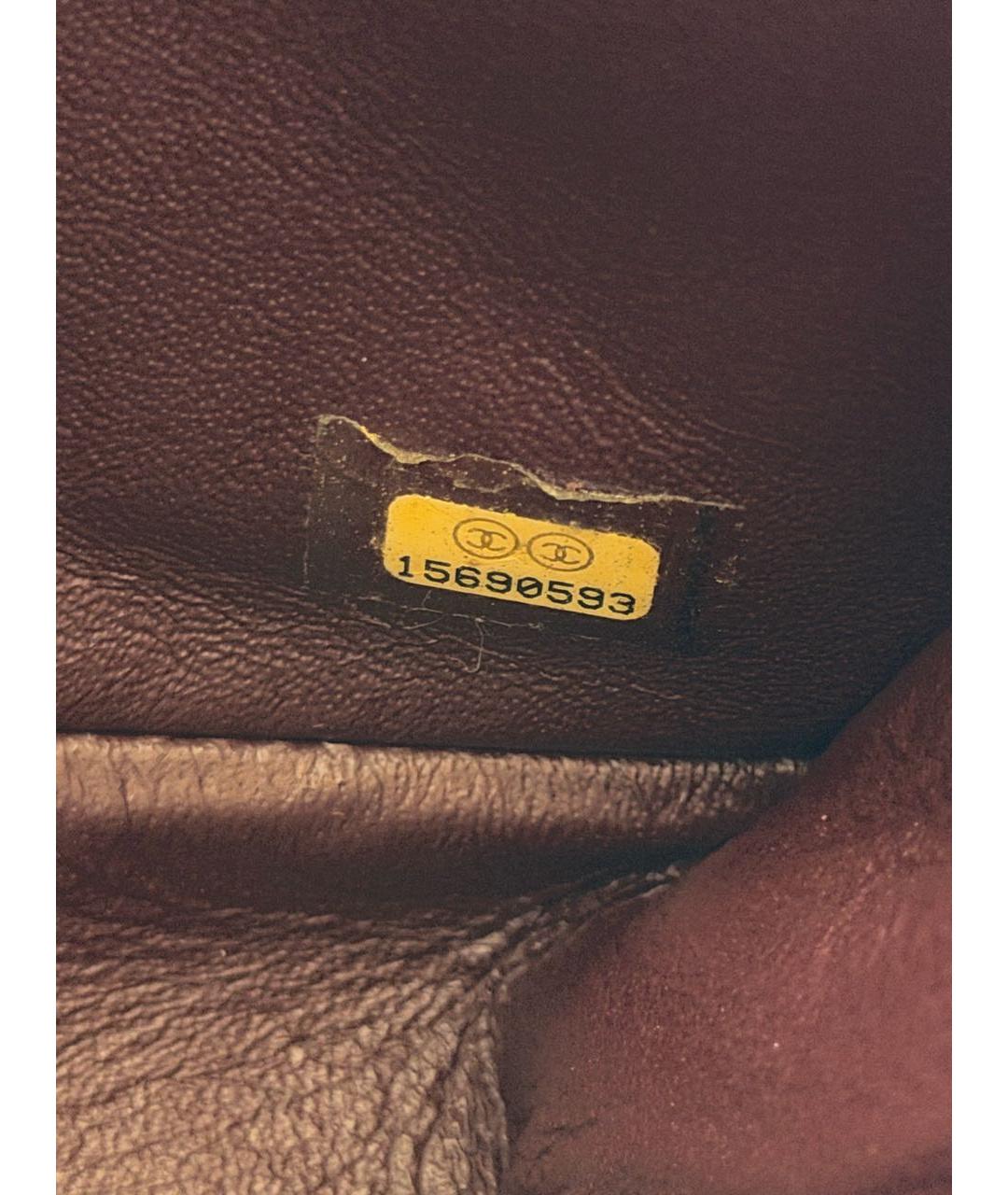 CHANEL Черная кожаная сумка через плечо, фото 8