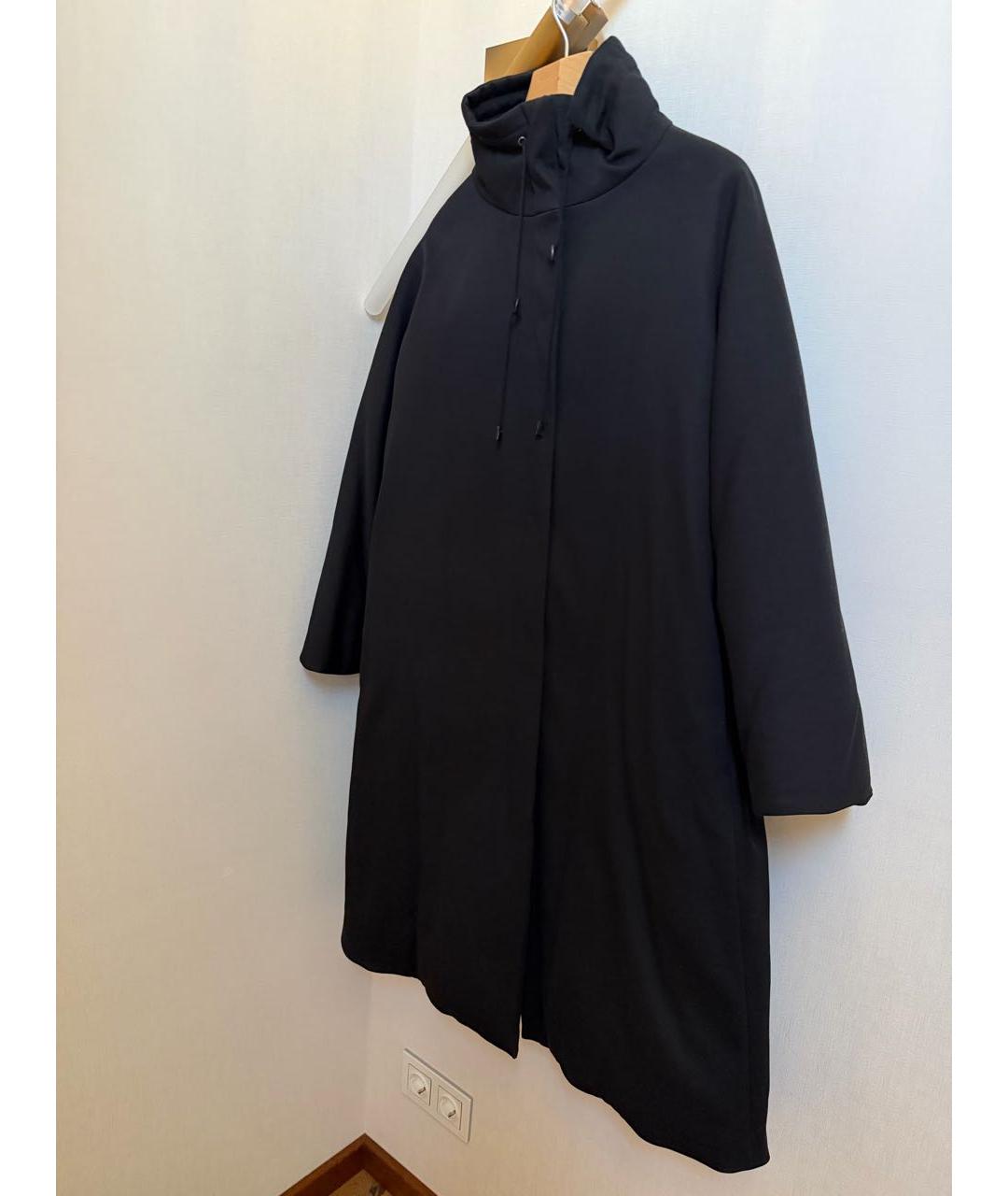 THE ROW Черное хлопковое пальто, фото 3