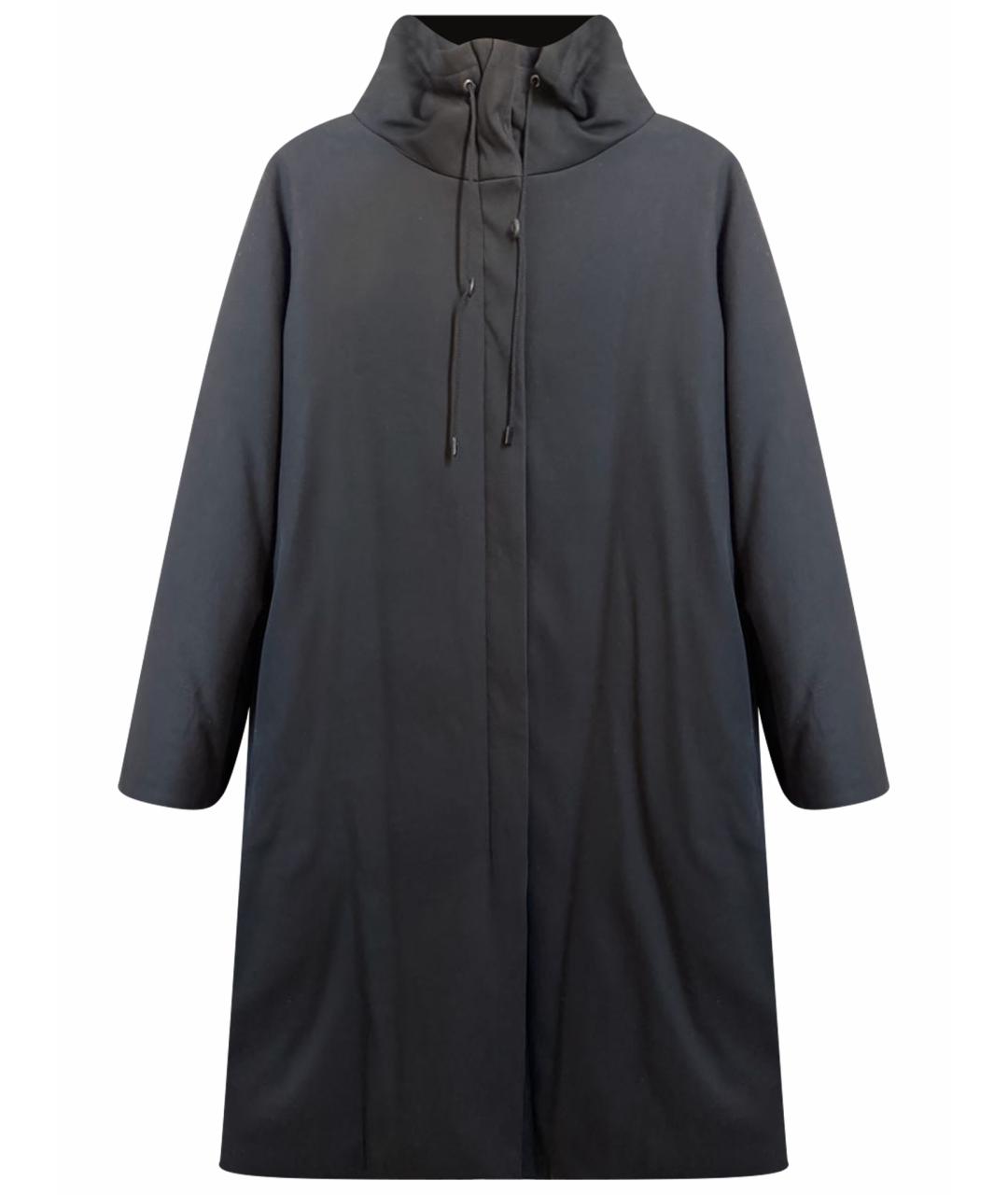 THE ROW Черное хлопковое пальто, фото 1