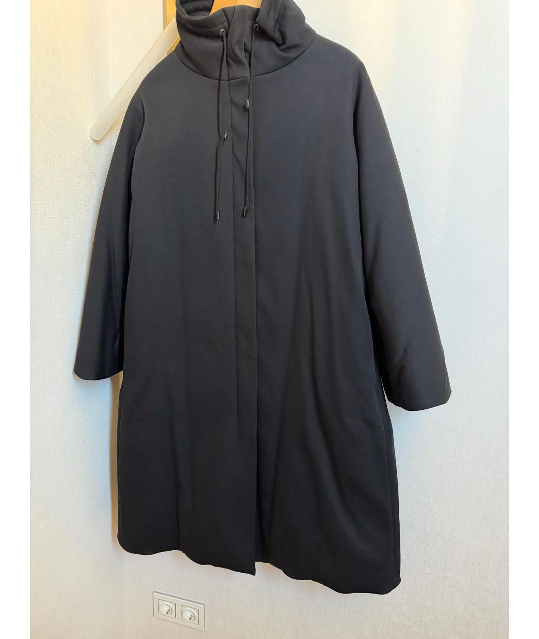 THE ROW Черное хлопковое пальто, фото 4
