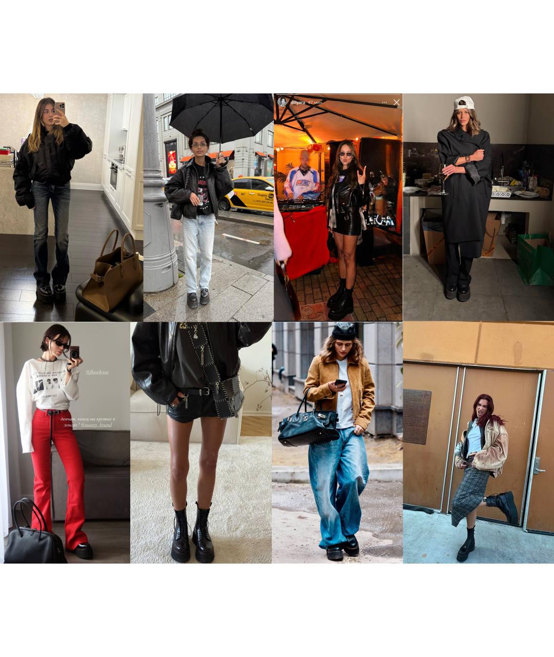 R13 Черные кожаные ботинки, фото 9