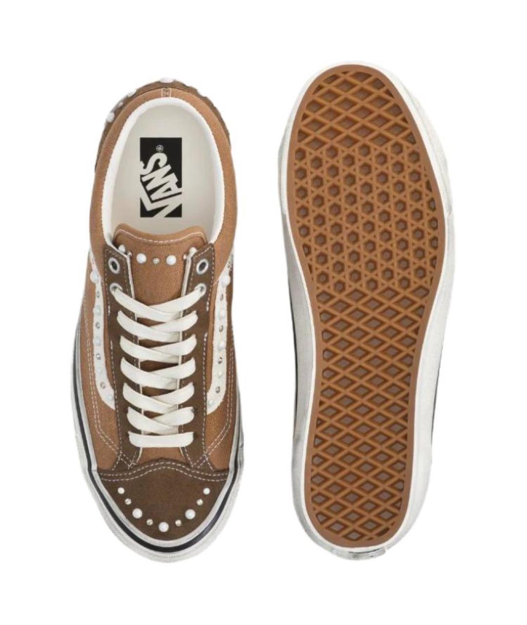 VANS Коричневые кроссовки, фото 4