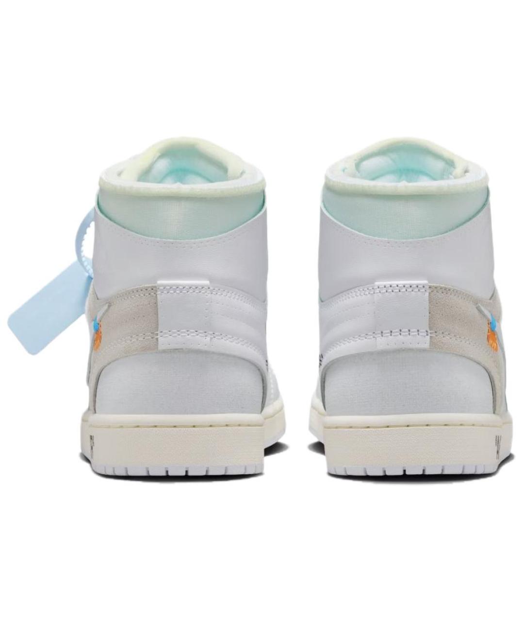 JORDAN Белые кожаные кроссовки, фото 5