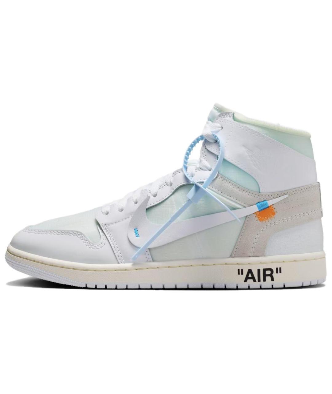 JORDAN Белые кожаные кроссовки, фото 6