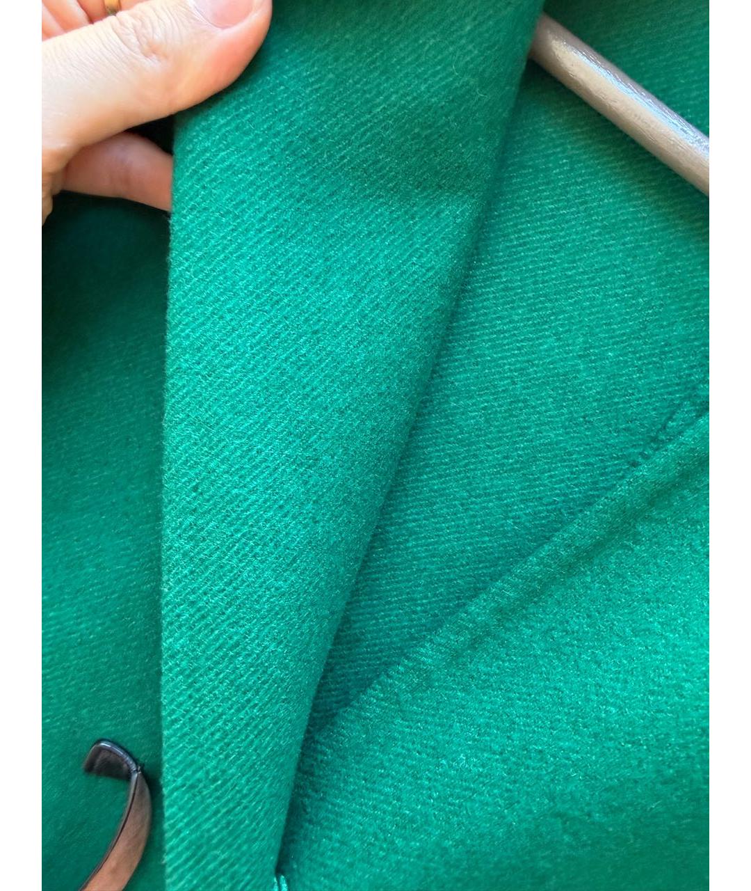 VALENTINO Зеленые шерстяное пальто, фото 7