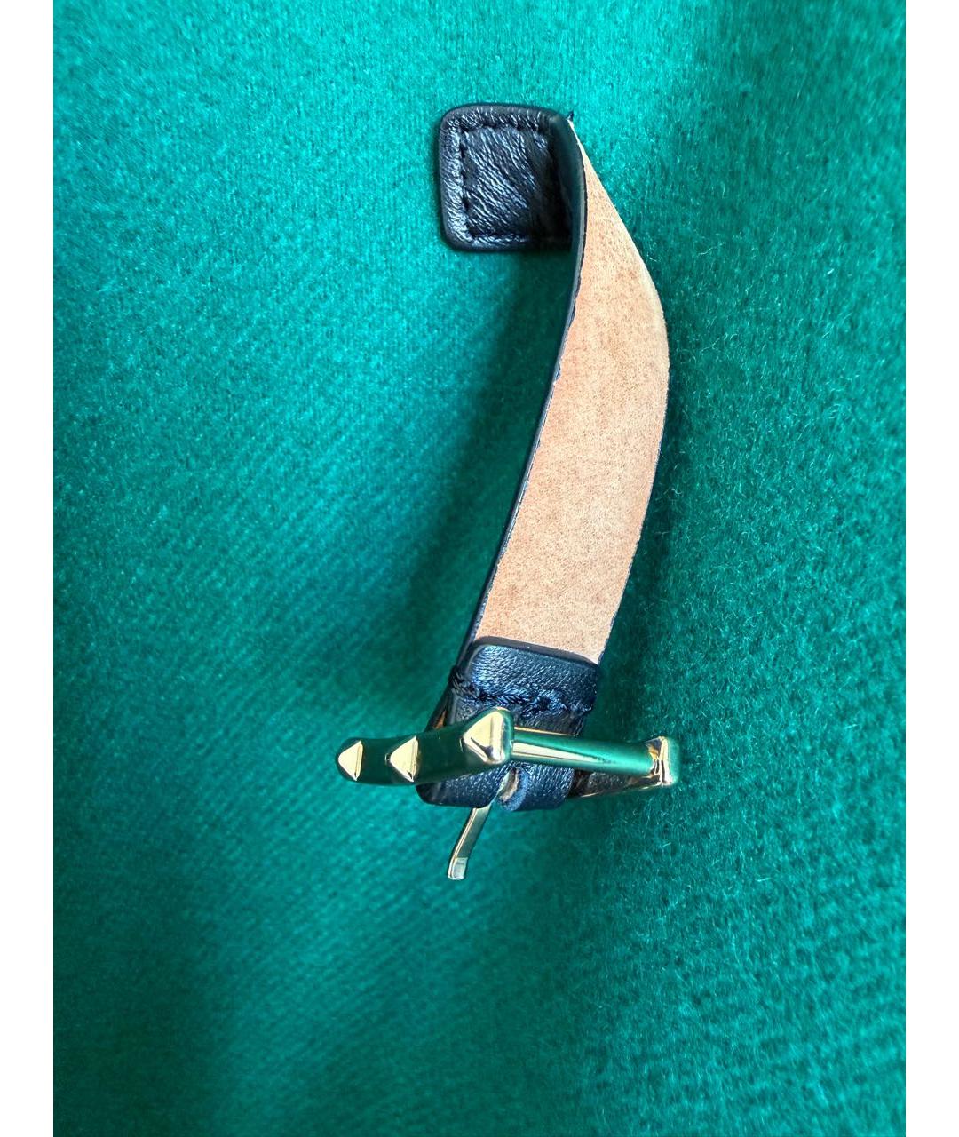 VALENTINO Зеленые шерстяное пальто, фото 4