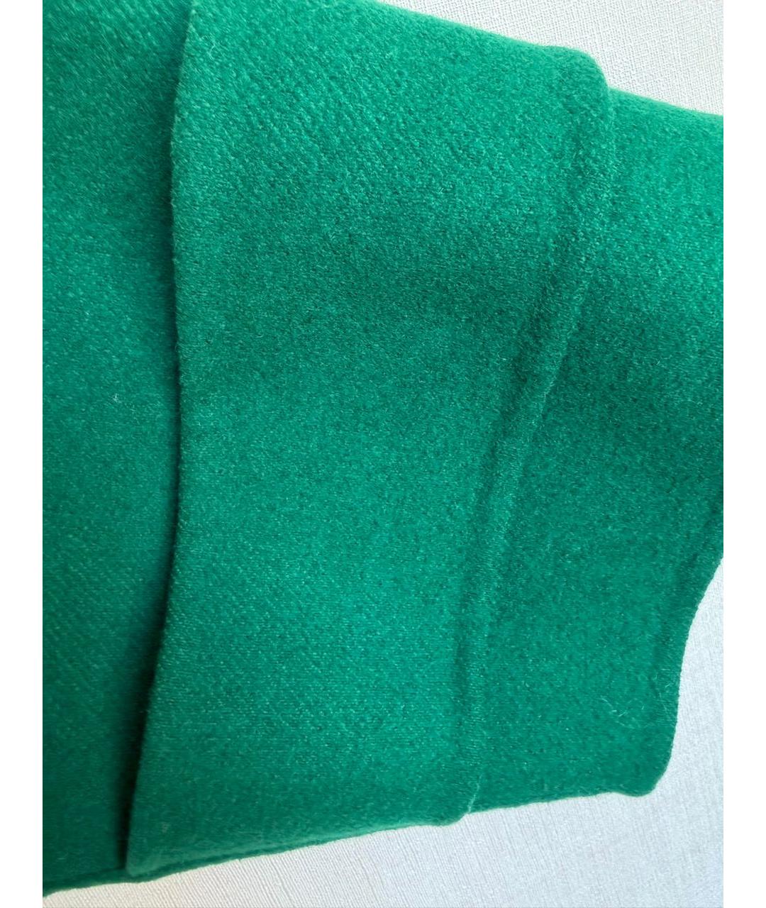 VALENTINO Зеленые шерстяное пальто, фото 3