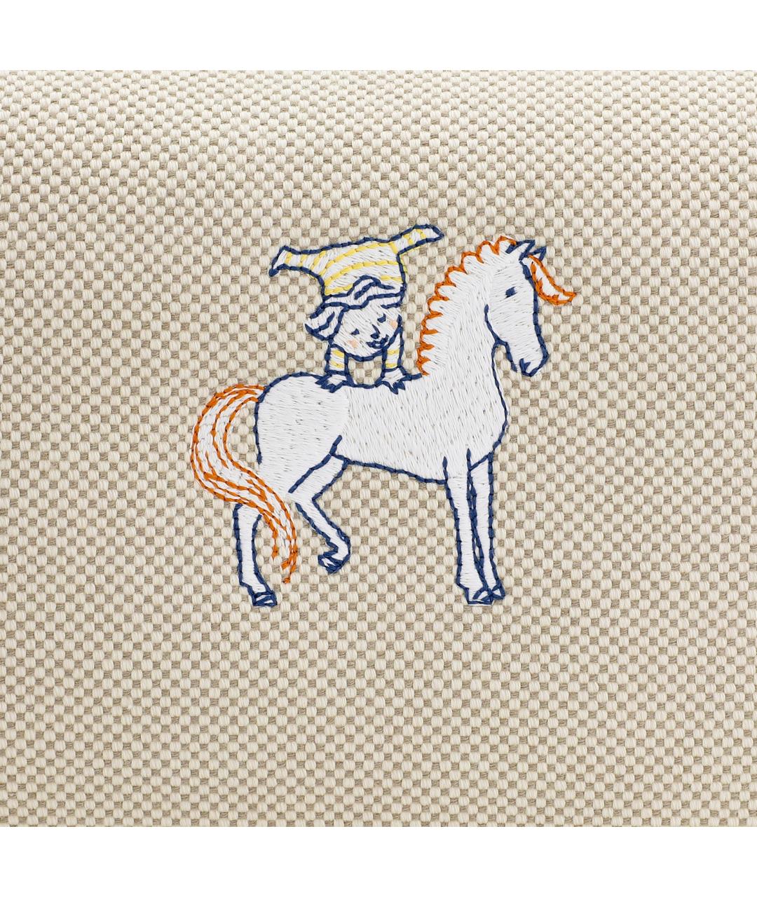 HERMES Бежевая косметичка, фото 5