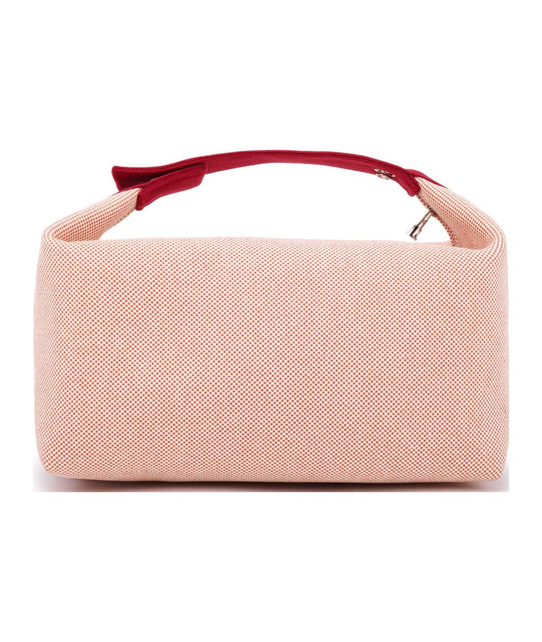 HERMES Оранжевая косметичка, фото 3