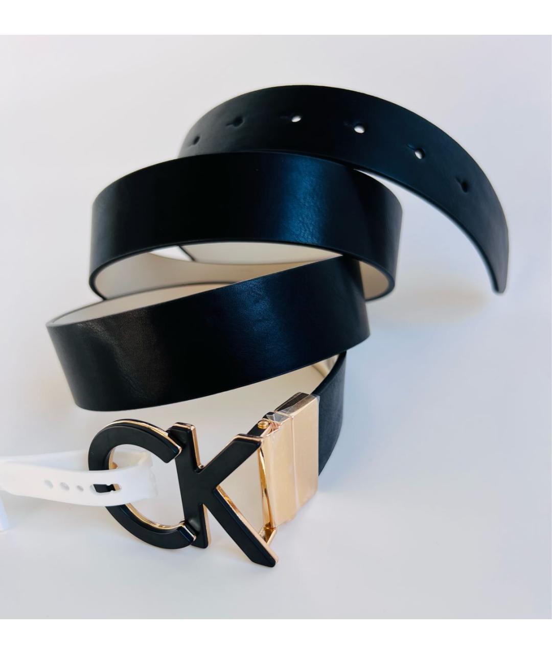 CALVIN KLEIN Черный ремень, фото 2