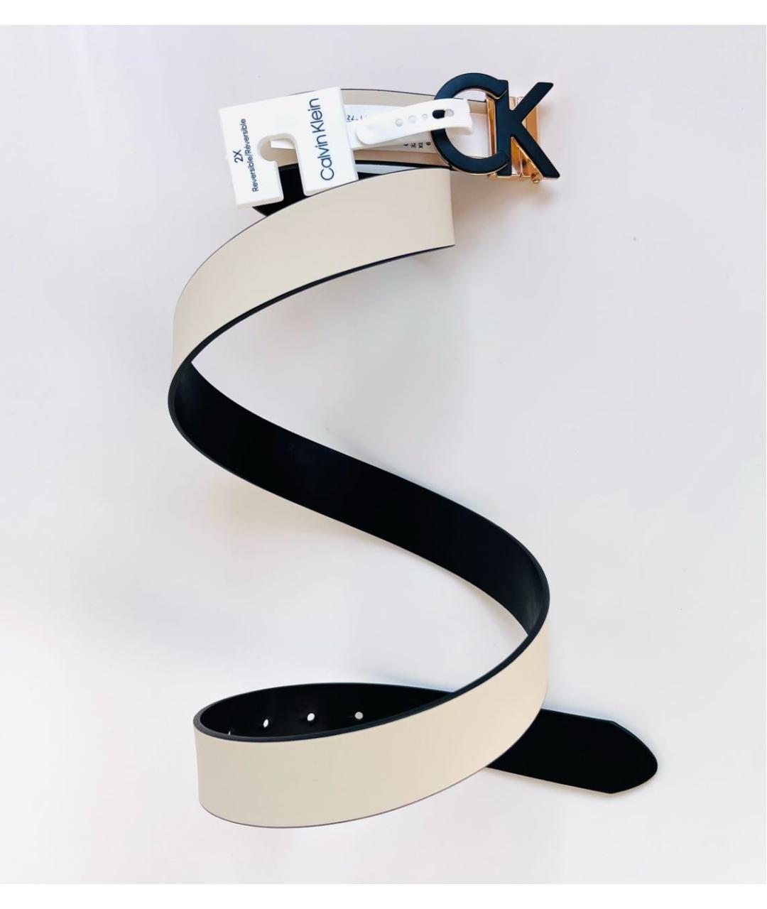 CALVIN KLEIN Черный ремень, фото 6
