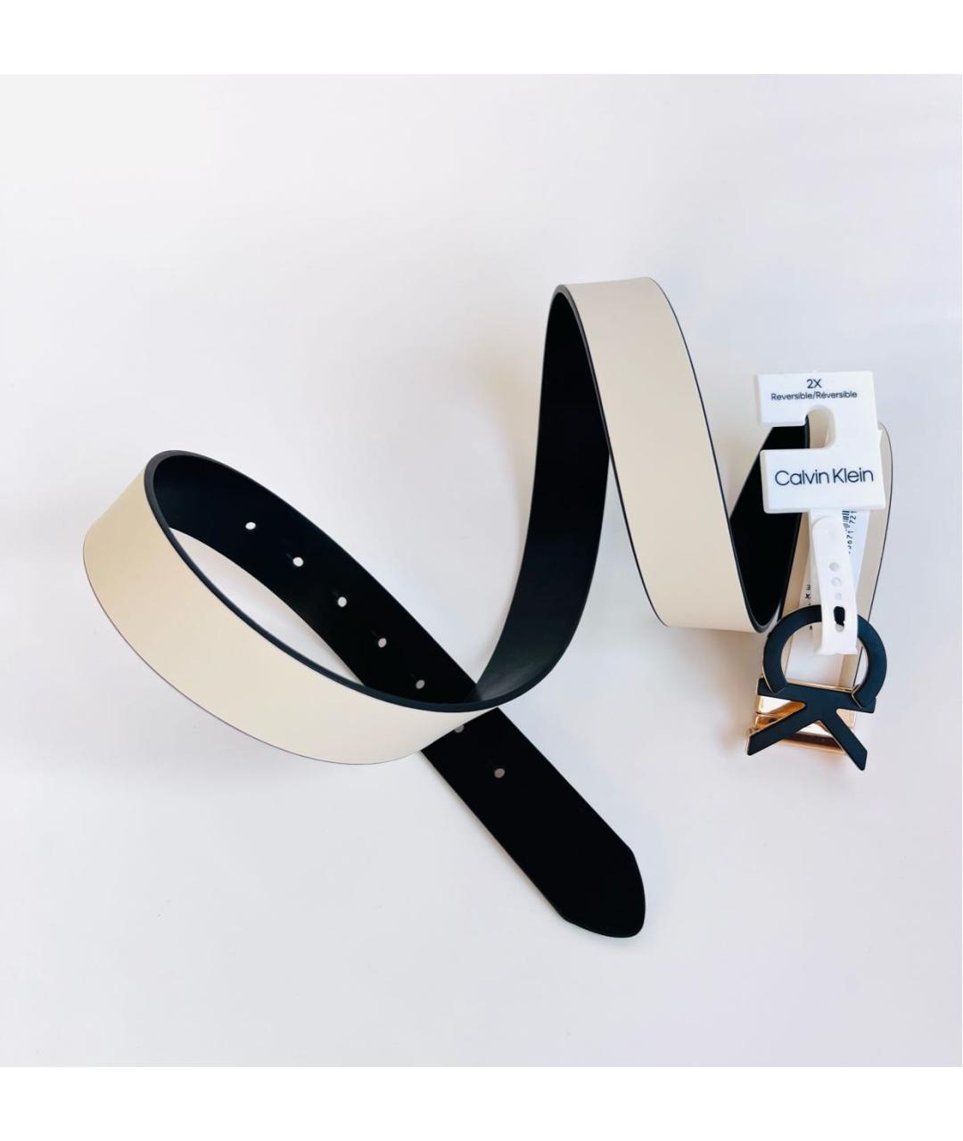 CALVIN KLEIN Черный ремень, фото 7