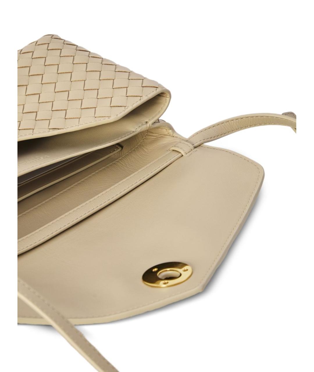 BOTTEGA VENETA Кожаная сумка с короткими ручками, фото 4