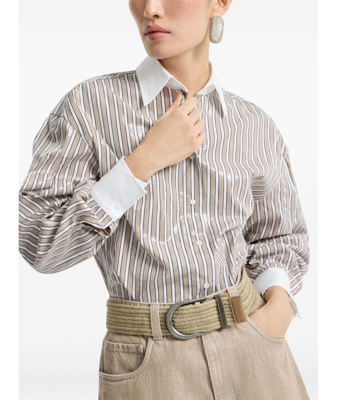 BRUNELLO CUCINELLI Мульти хлопковая рубашка, фото 2