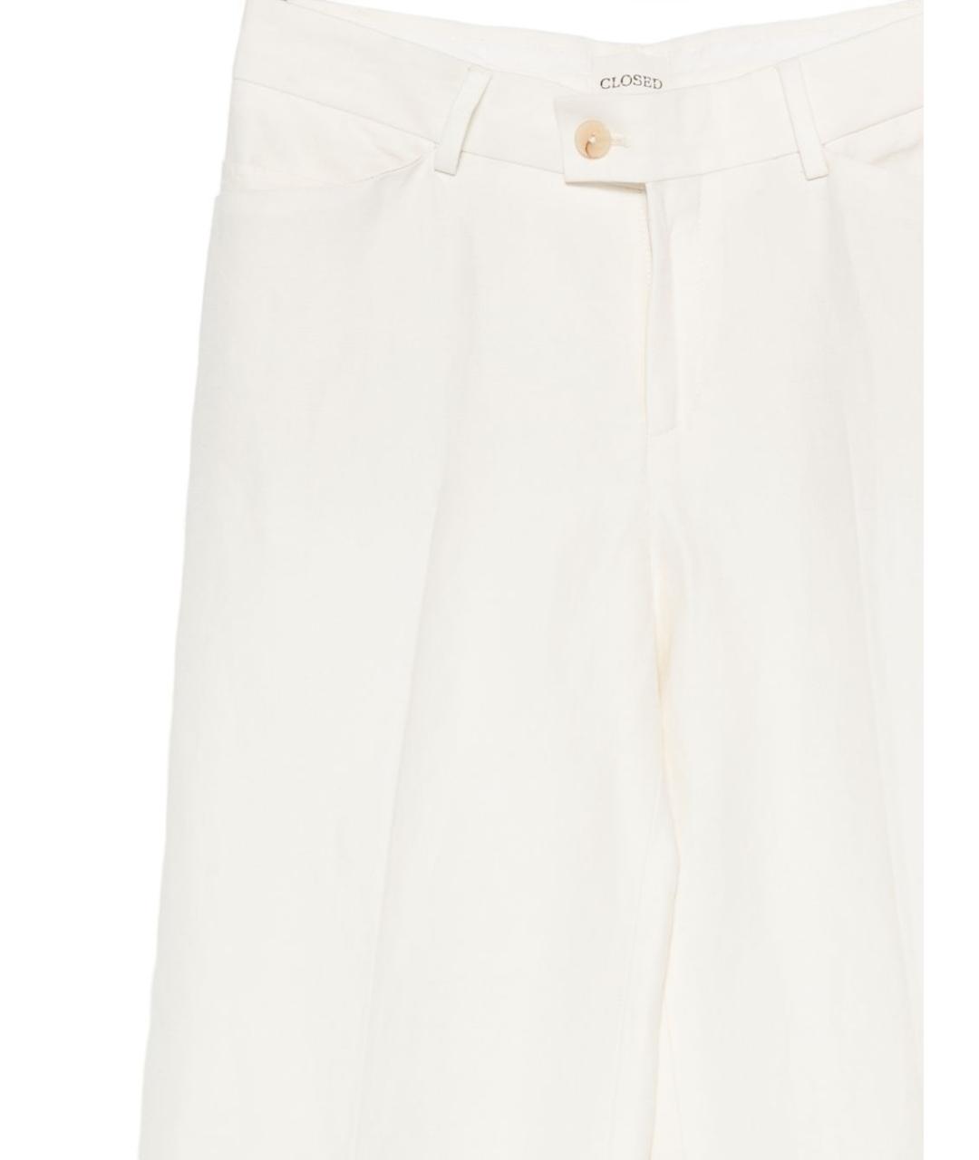 CLOSED Белые прямые брюки, фото 3