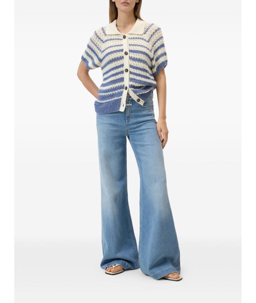 CLOSED Синий хлопковый кардиган, фото 4